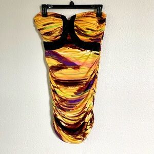 Rampage Vibrant Strapless Dress